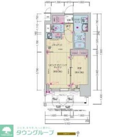 プレサンス名駅南エディフィスの物件間取画像